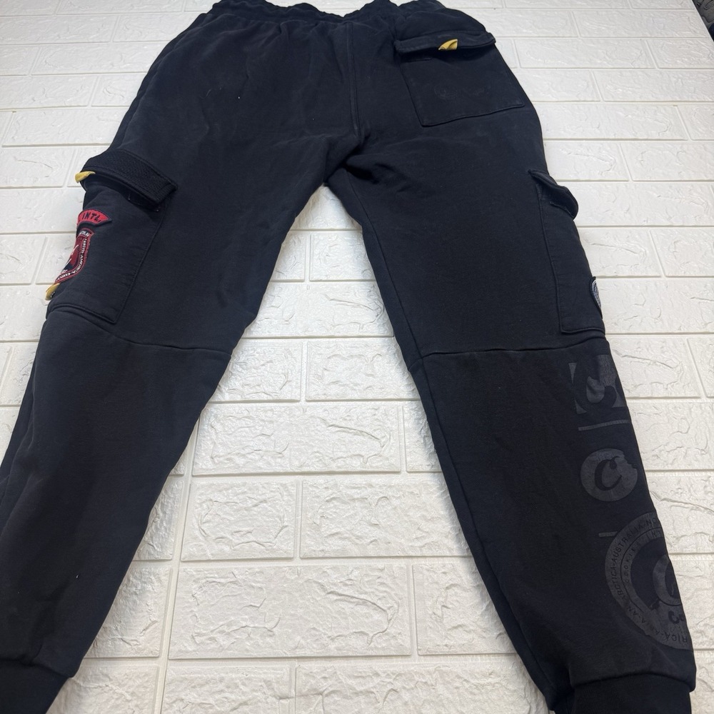 Cookies Mile High Black Cargo Jogger Sweatpants Mens Size M Skater Grunge Y2K